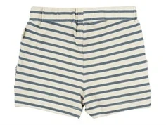 Blå og råhvidstribede shorts fra Petit Piao PP1708 blue mirage